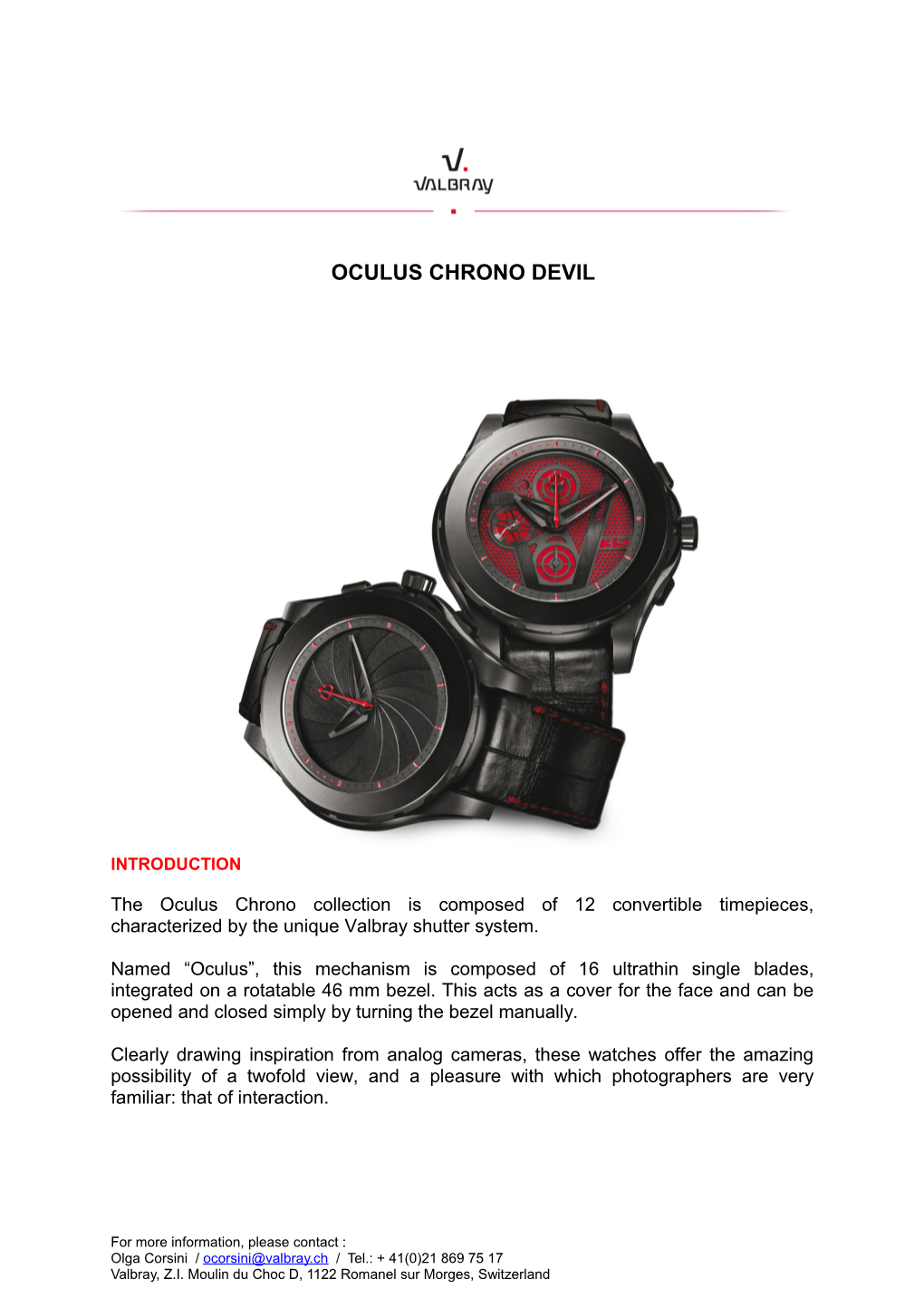 Oculus Chrono Devil