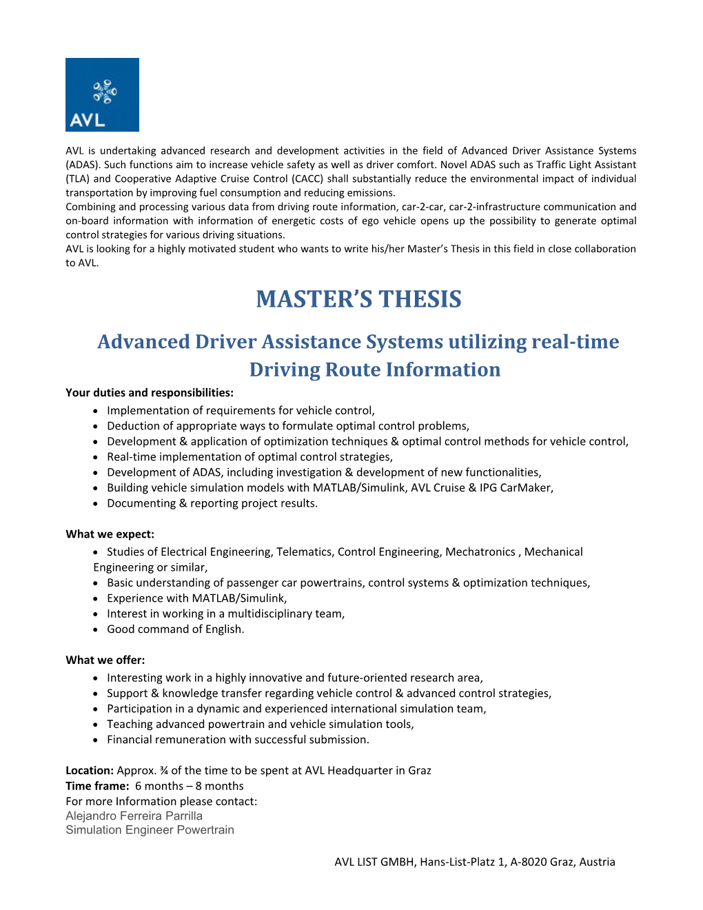 Advanced Driver Assistance Systems Utilizing Real-Time Driving Route Information