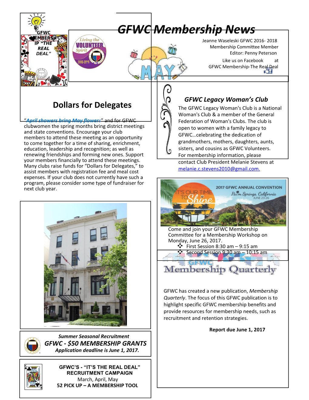 GFWC Membership News