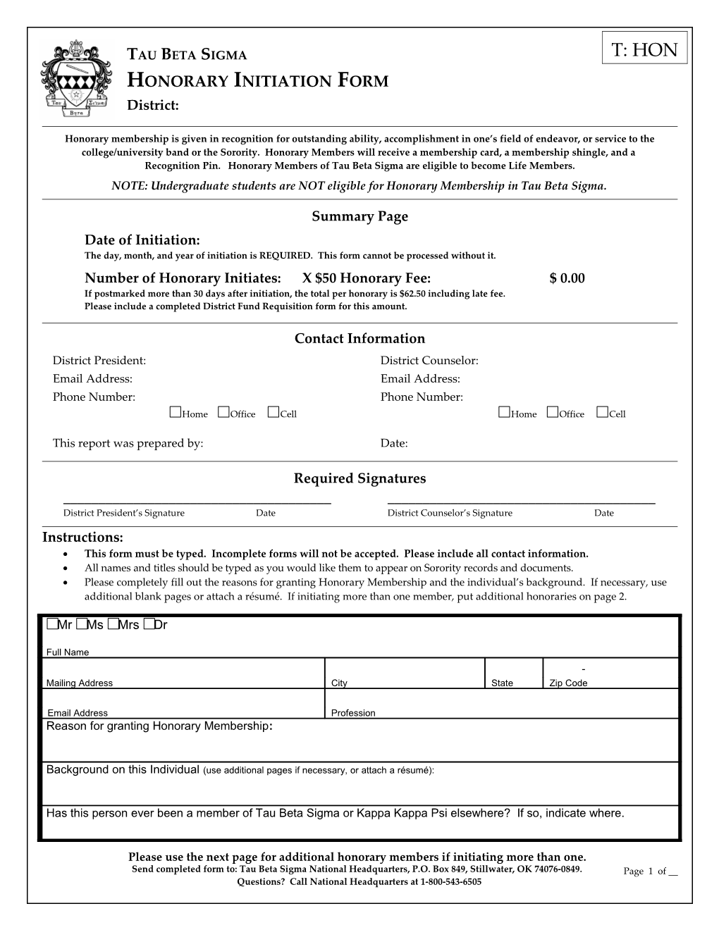 Honorary Initiation Form s1