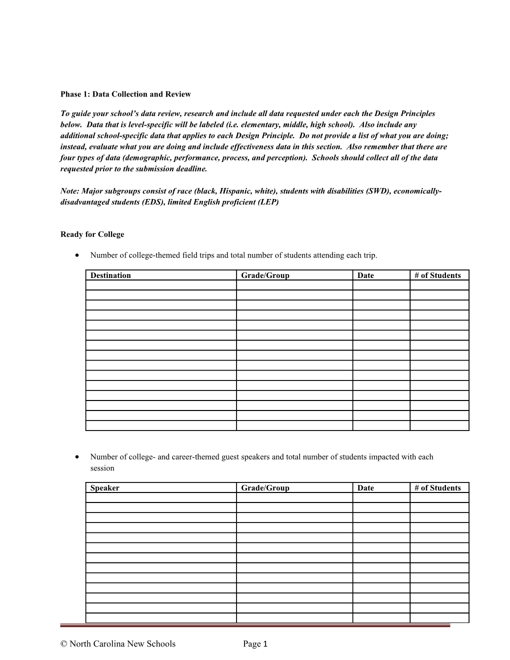 Case Study Planning Guide