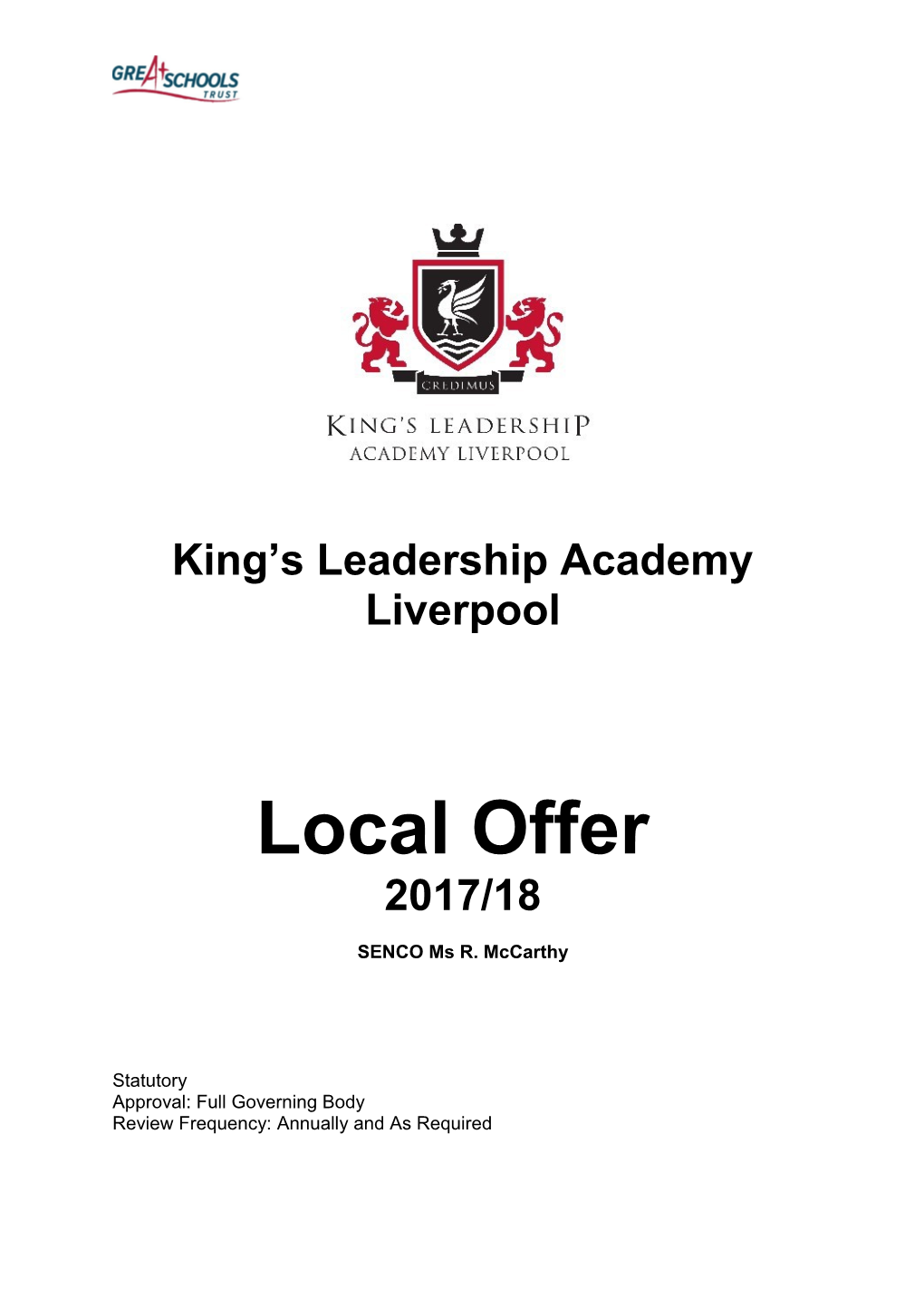 King S Leadership Academy Liverpool