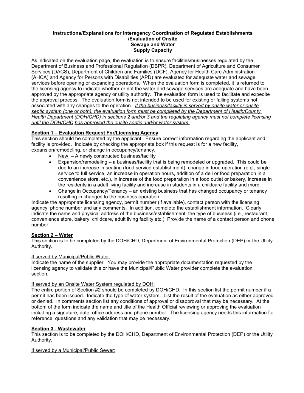 Interagency Coordination for Regulated Establishments Form__Final