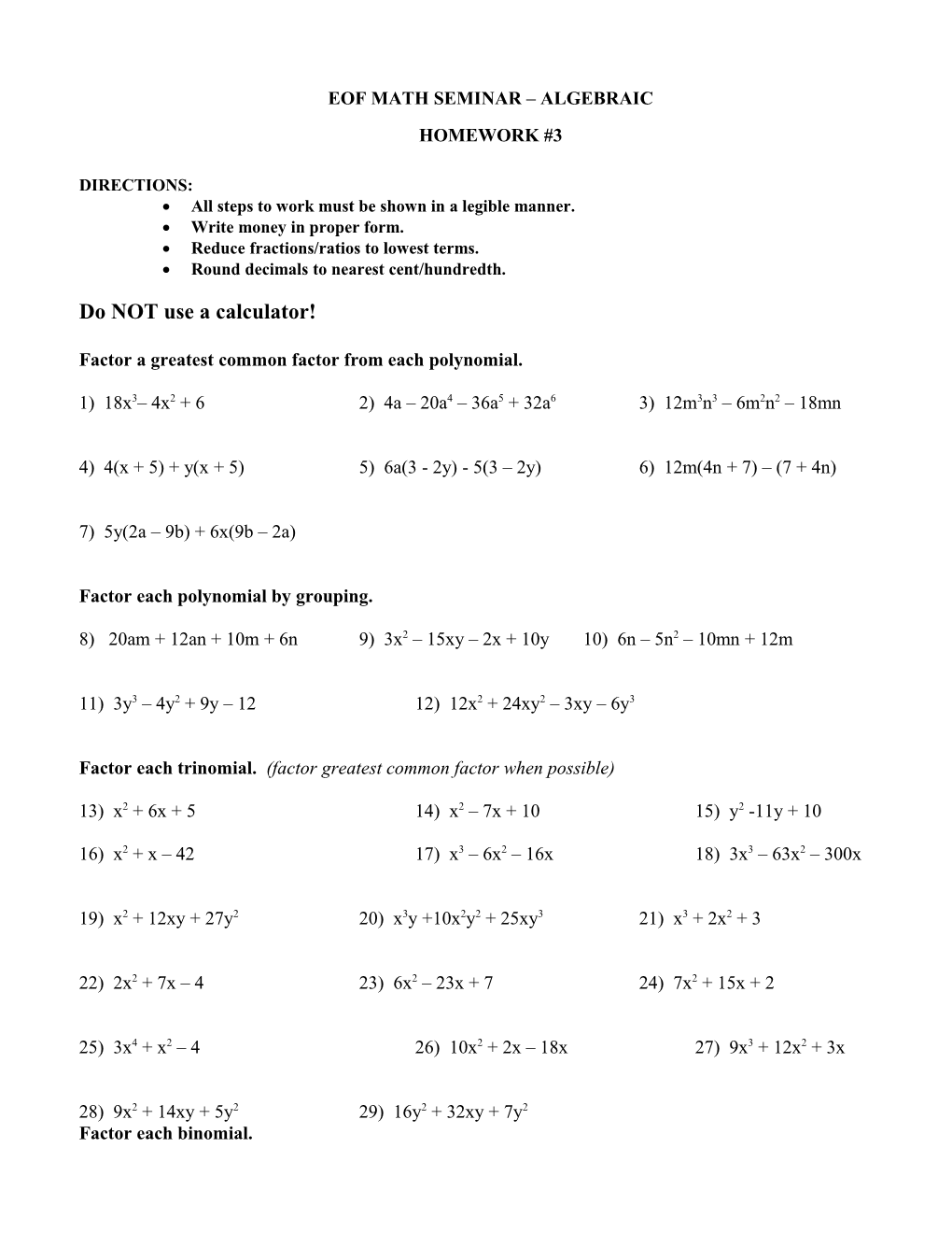 Acf 92 Study Group