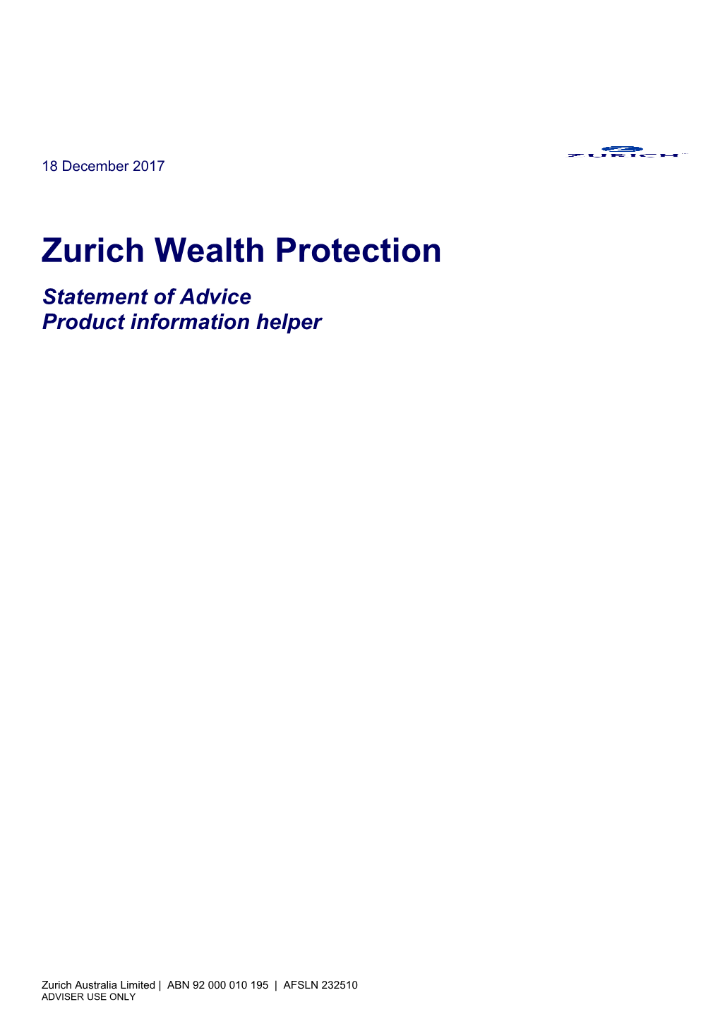 Zurich Wealth Protection