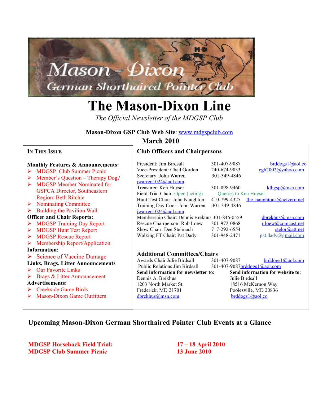 The Mason-Dixon Line