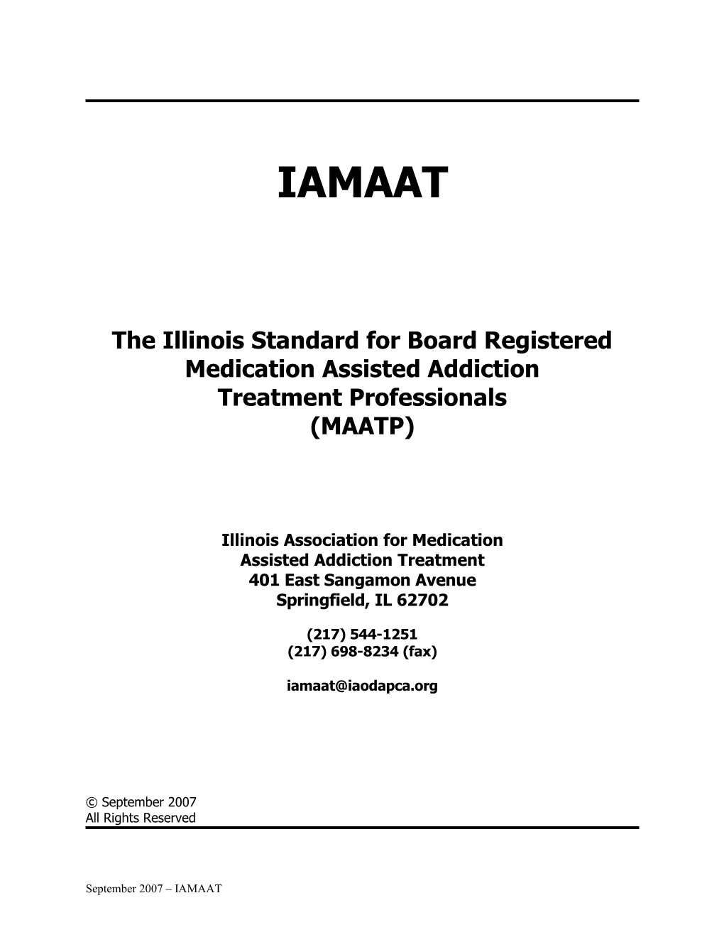 The Illinois Standard for Board Registered