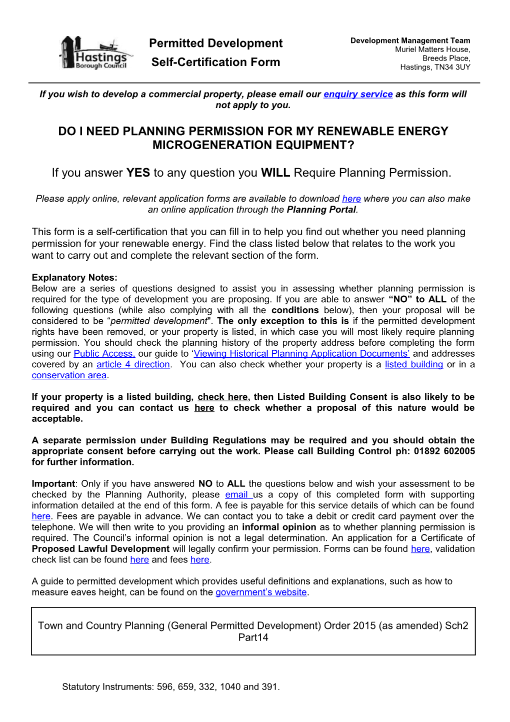Do I Need Planning Permission for My Renewable Energy Microgeneration Equipment?
