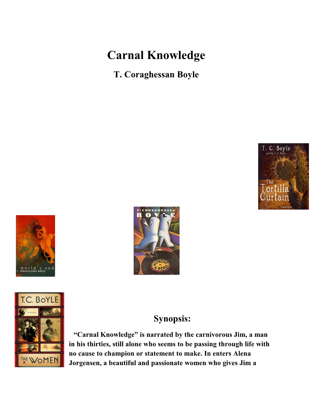 Carnal Knowledge