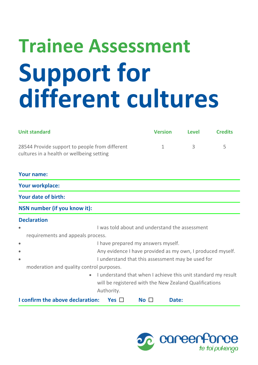 Support for Different Cultures