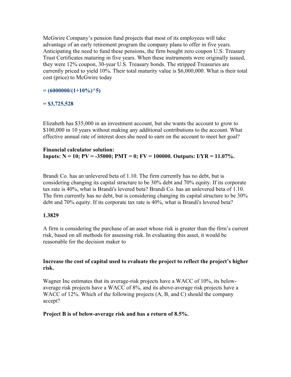 Mcgwire Company S Pension Fund Projects That Most of Its Employees Will Take Advantage