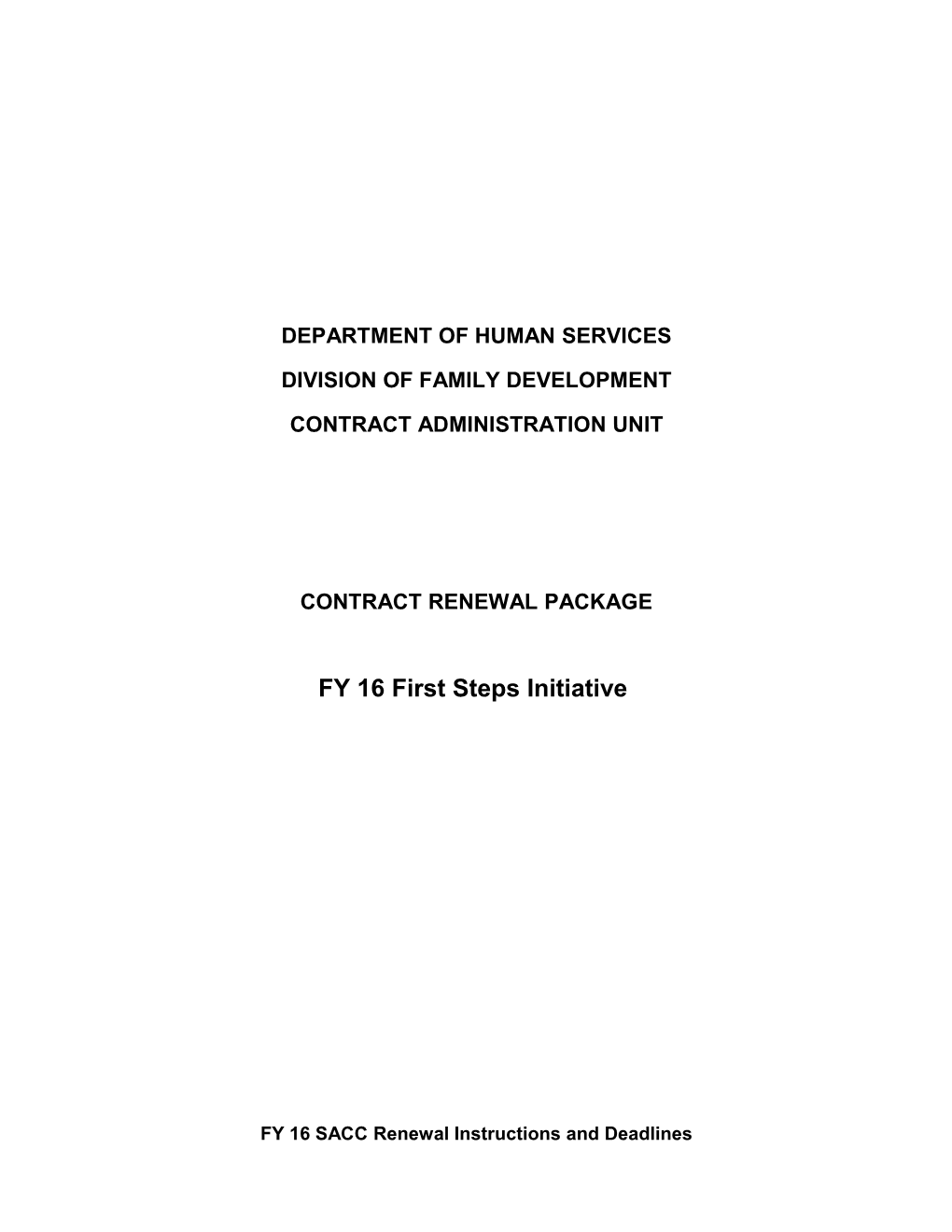 Department of Human Services