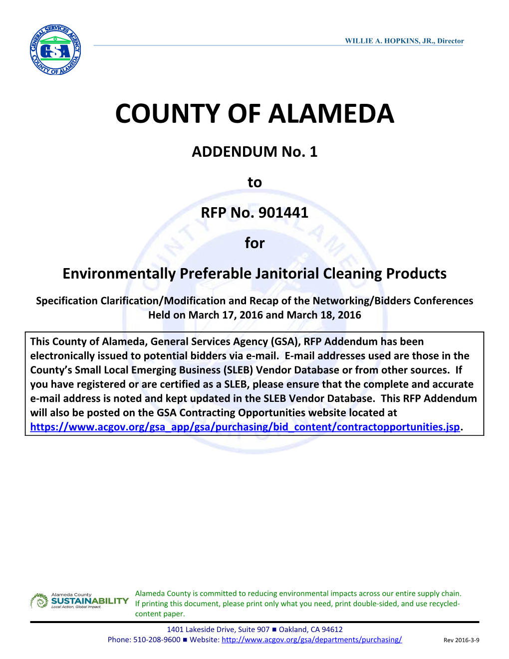 901441 Add1 Environmentally Preferable Janitorial Cleaning Products