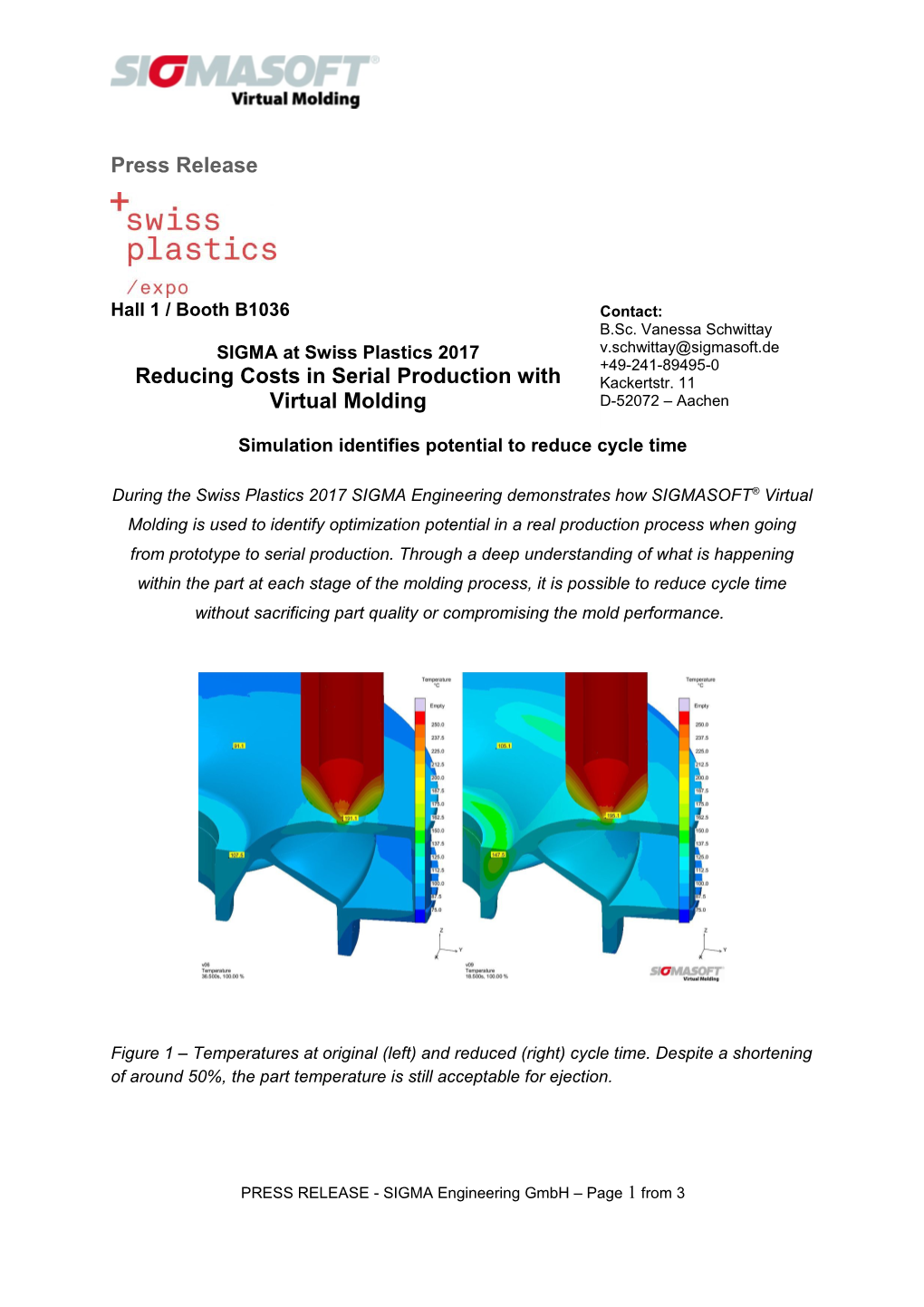 Reducing Costs in Serial Production with Virtual Molding