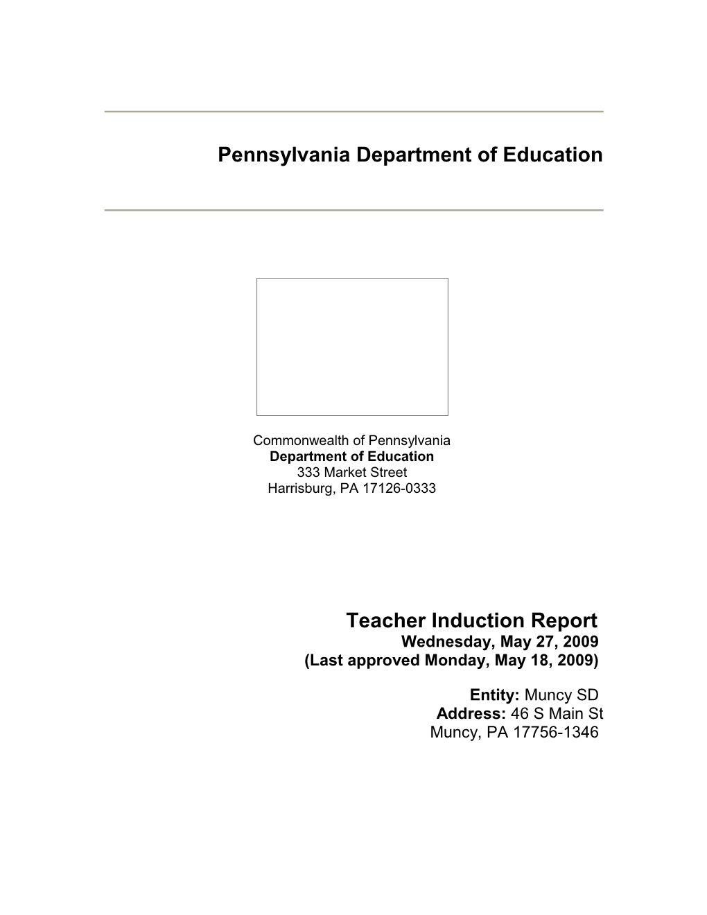 Pennsylvania Department of Education s2