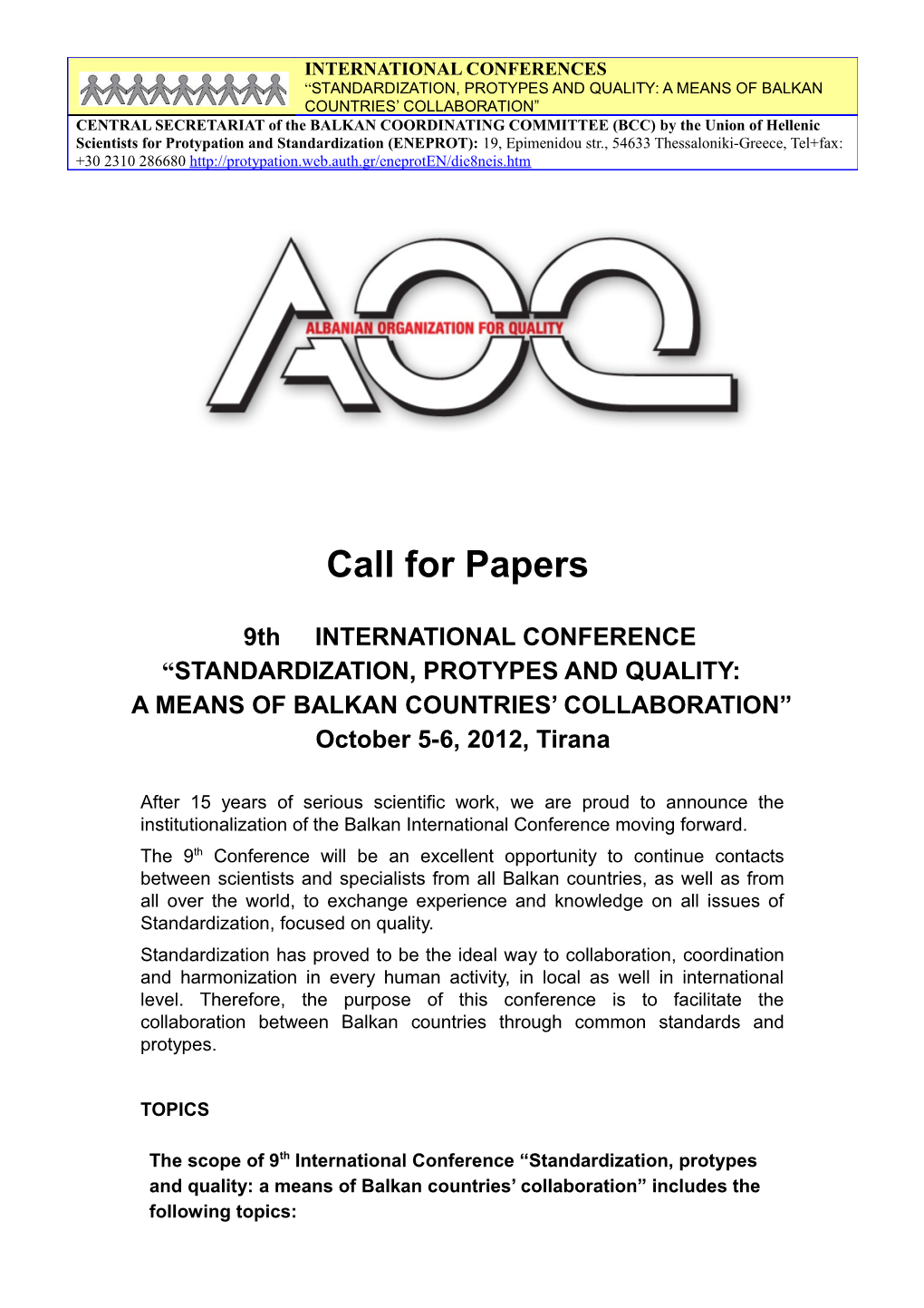 Call for Papers s17