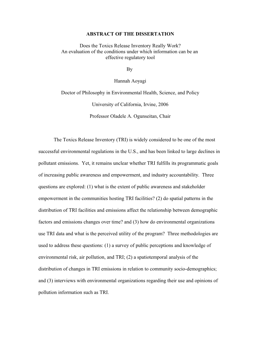 Abstract of the Dissertation s3