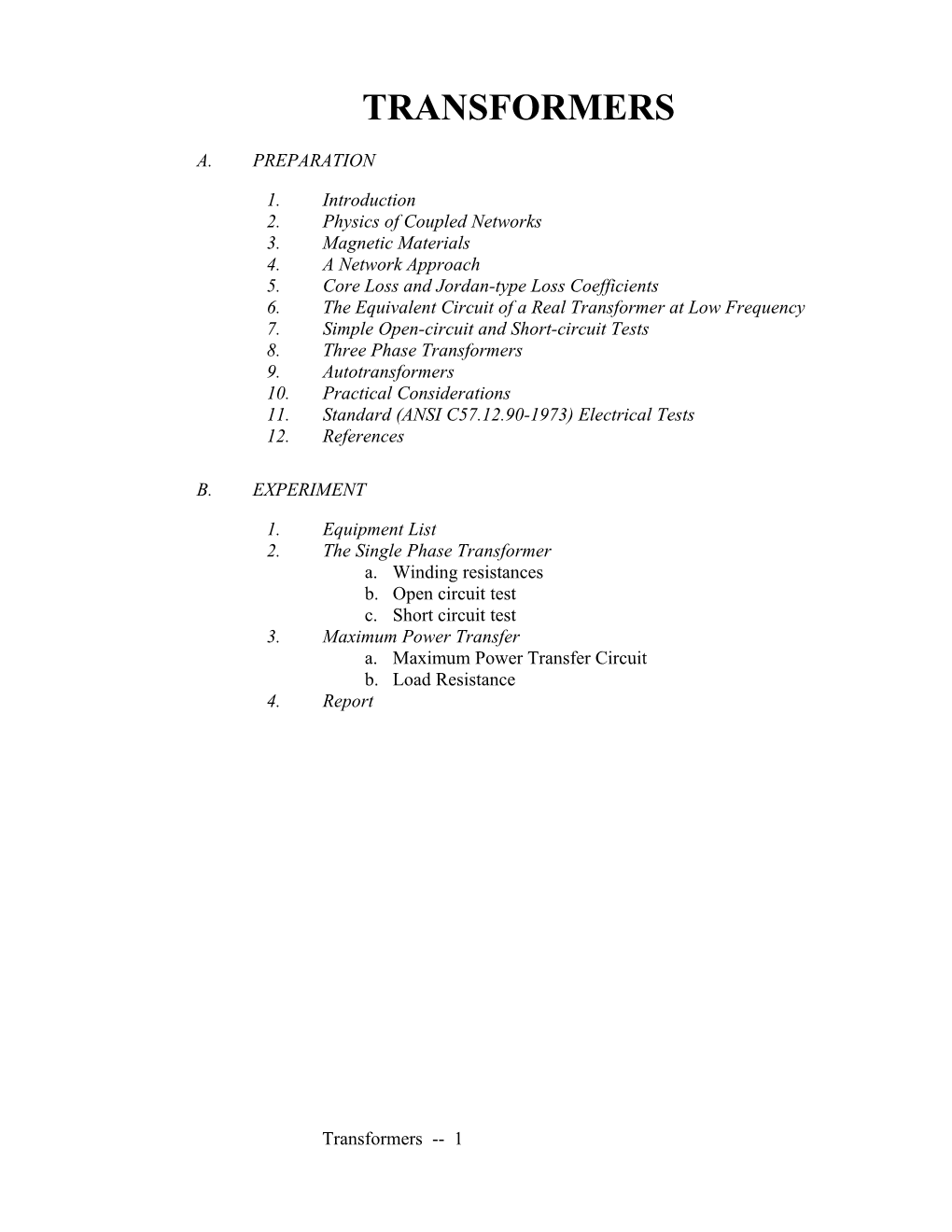 5. Core Loss and Jordan-Type Loss Coefficients