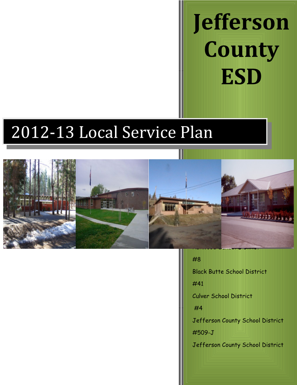 Jefferson ESD Local Service Plan 2013-14