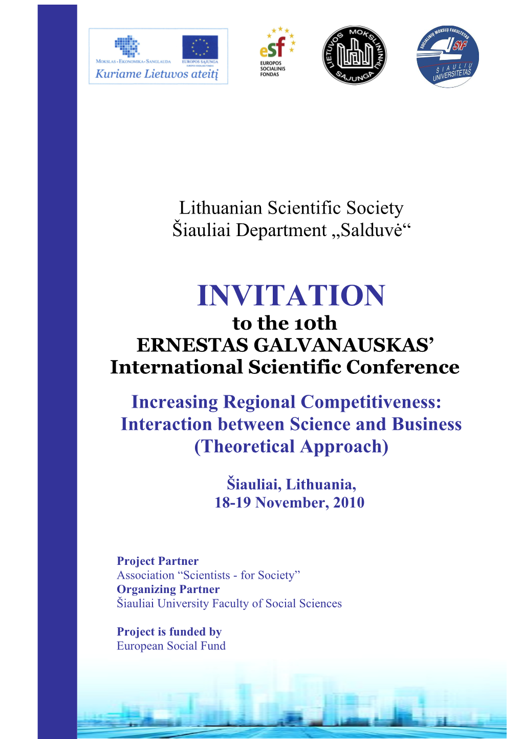 Interaction Between Science and Business (Theoretical Approach)