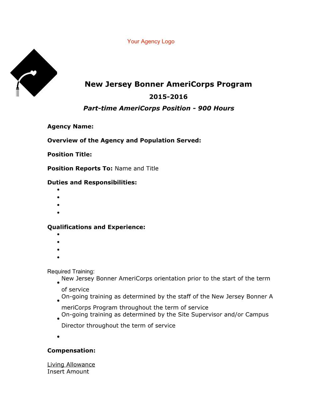 New Jersey Bonner Americorps Program