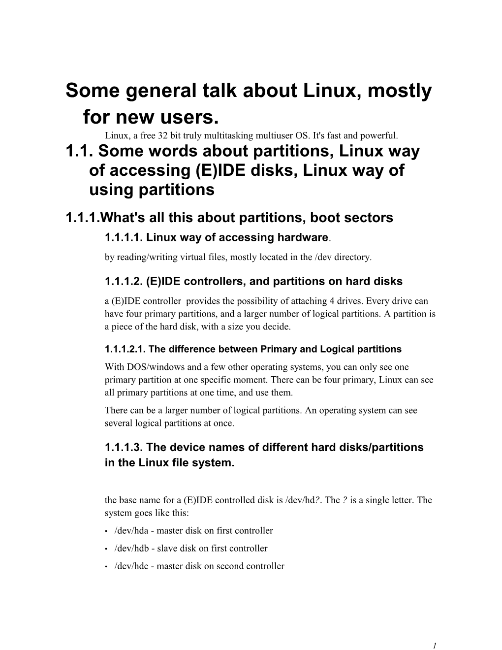 Erik's Linux Page