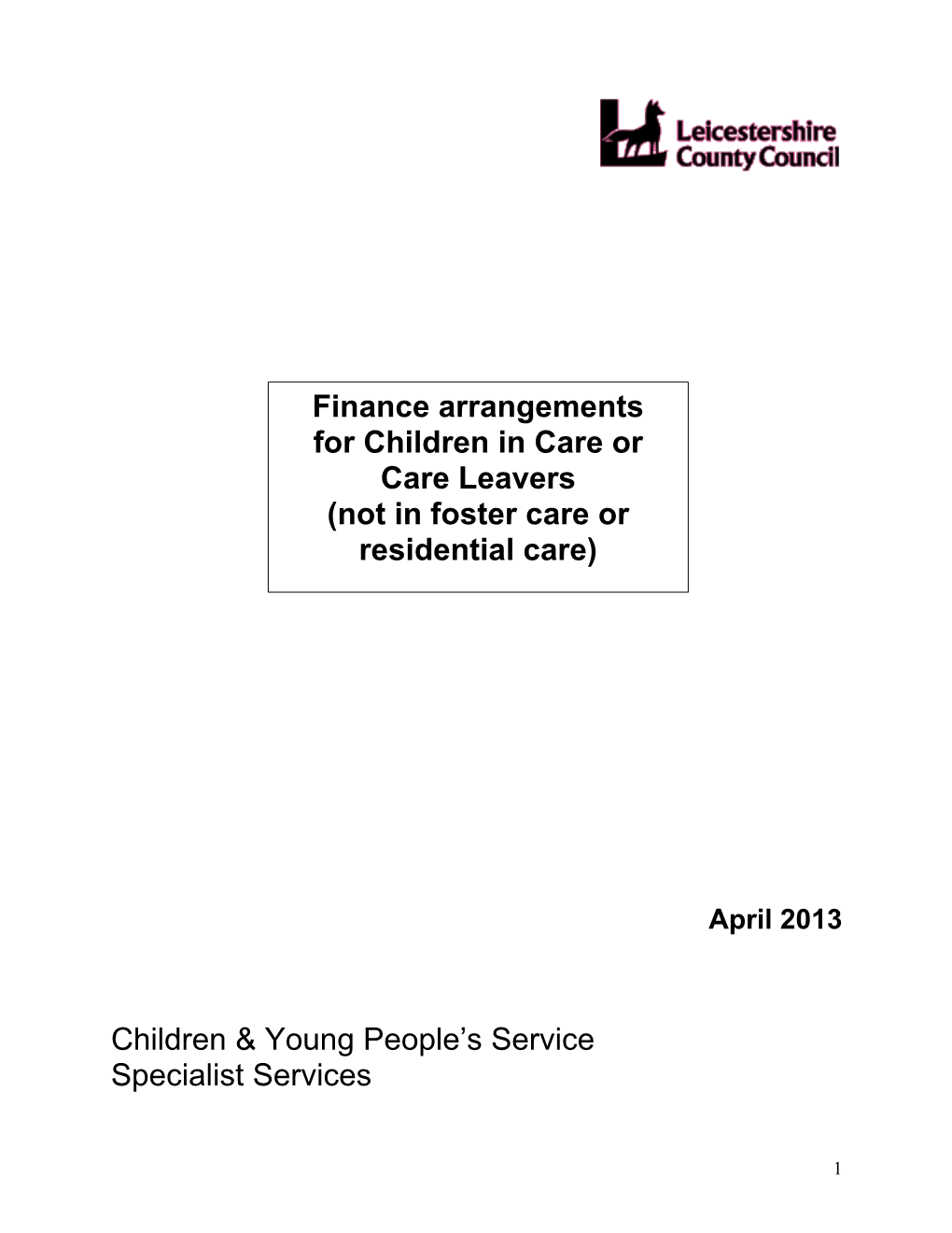 Children & Young People S Service