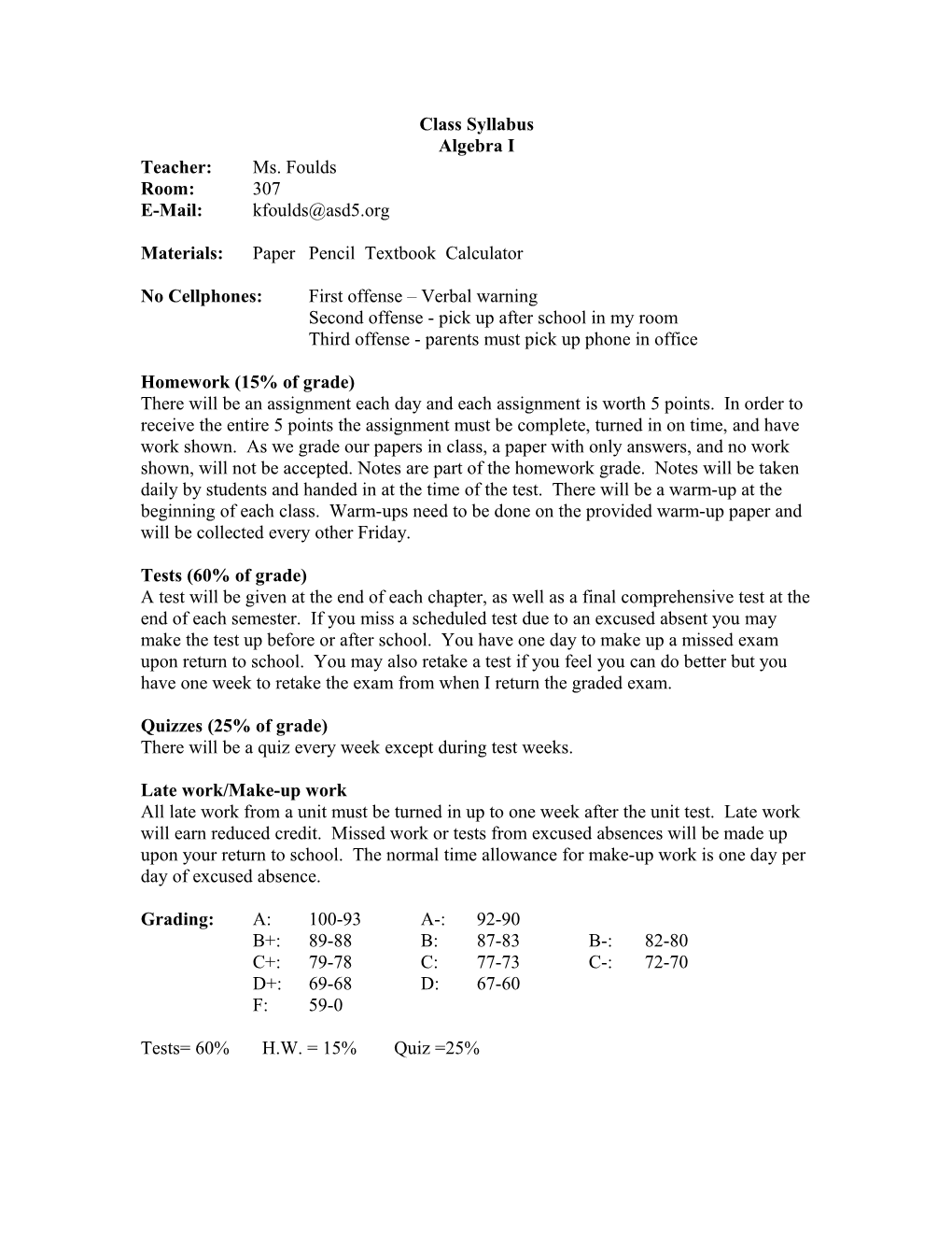 Materials: Paper Pencil Textbook Calculator