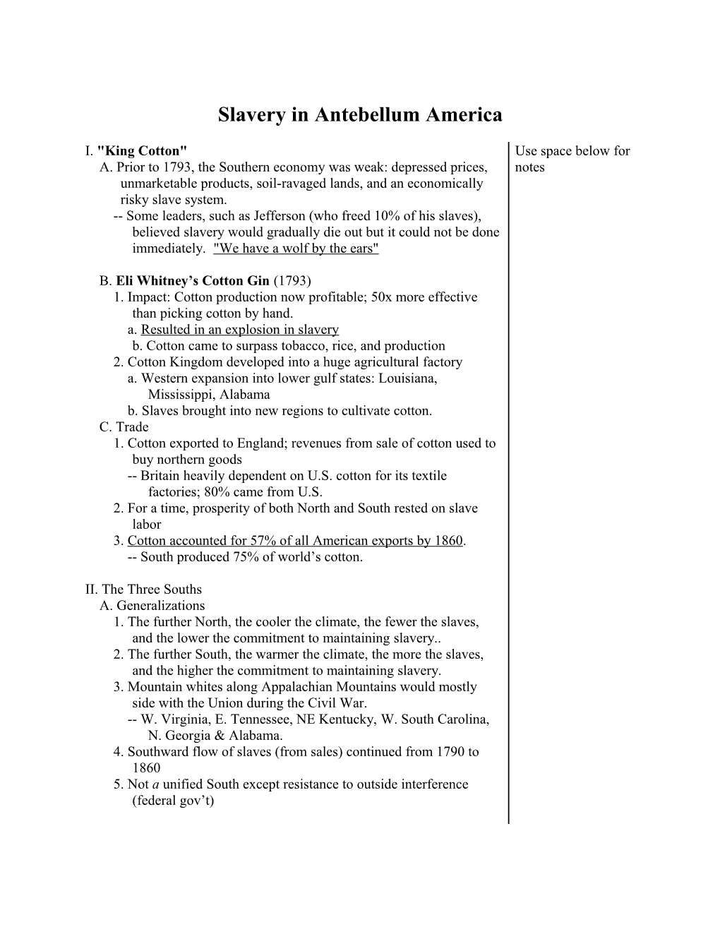 Historysage.Com APUSH Lecture Notes Page 9
