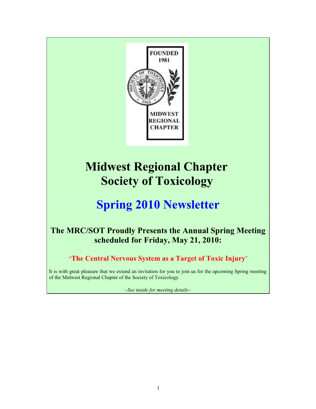 Midwest Regional Chapter
