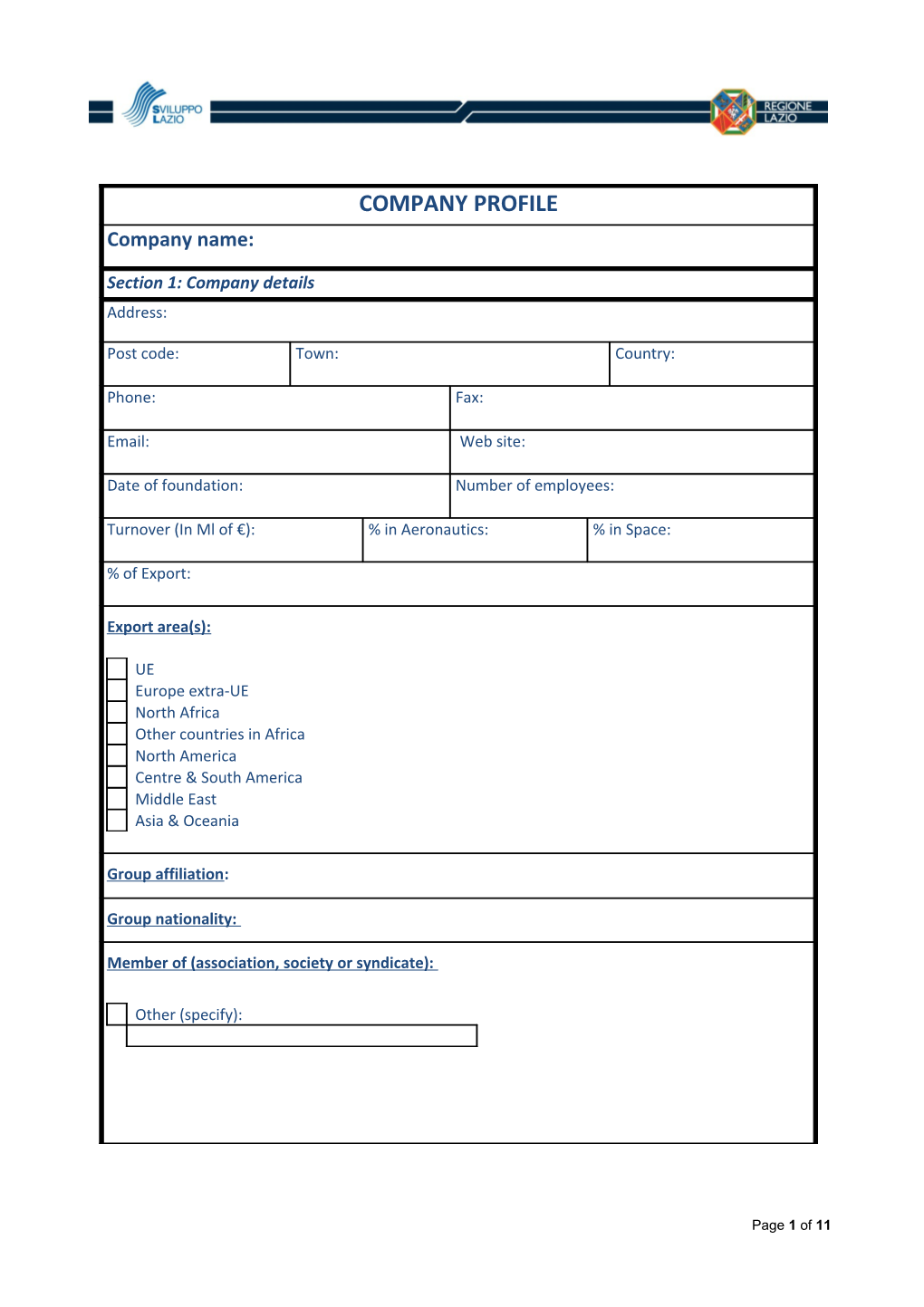 Company Profile - Aeromart Toulouse 2012