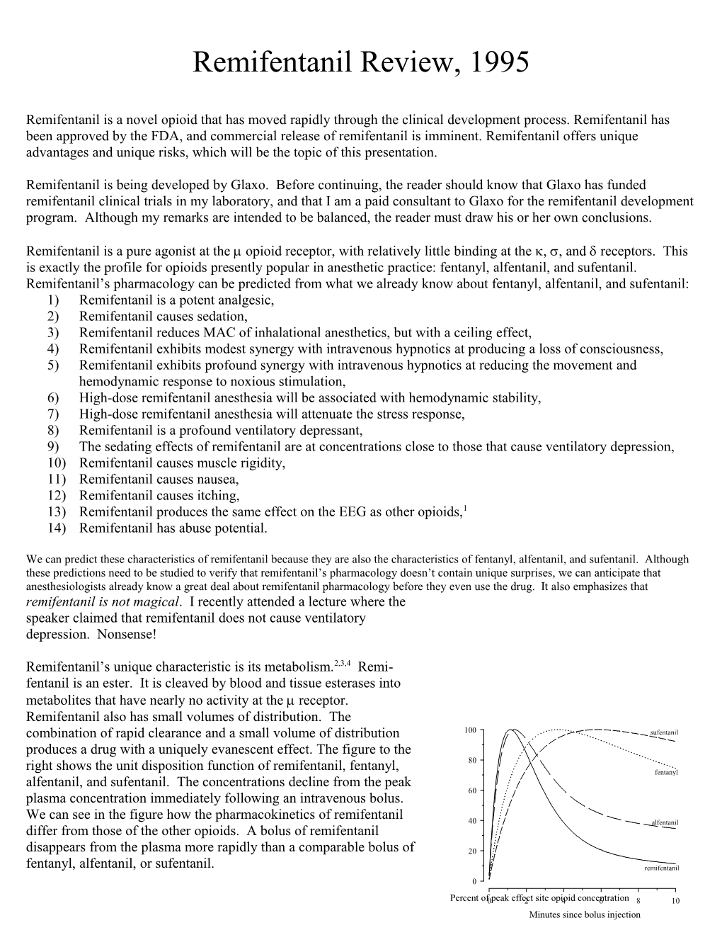 New Intravenous Anesthetics