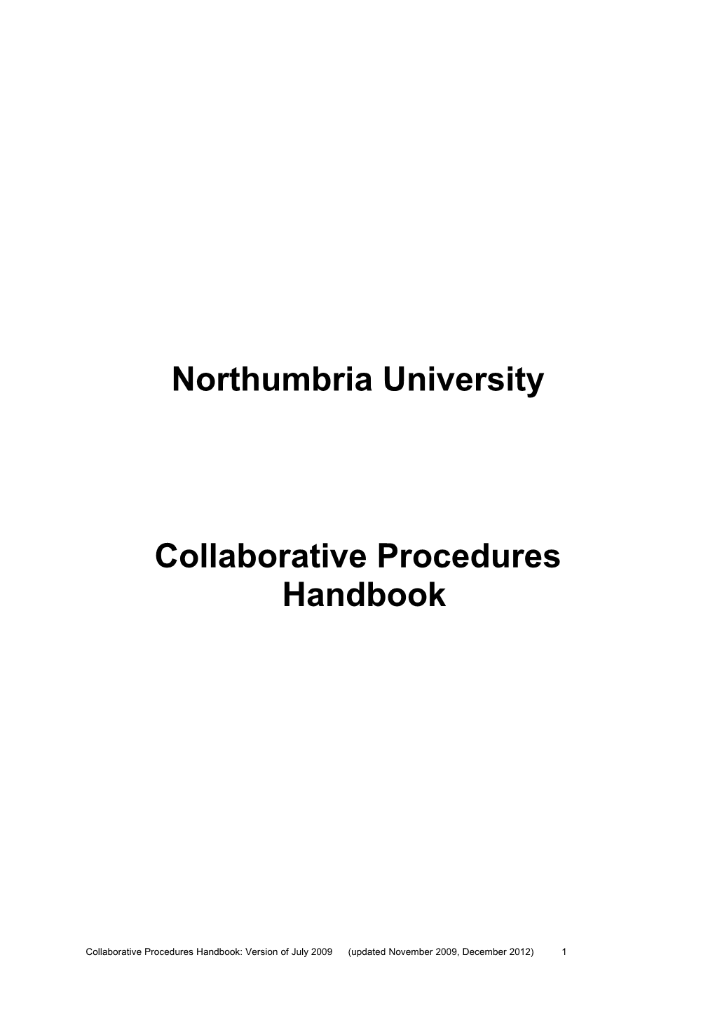 Introduction to Collaborative Procedures