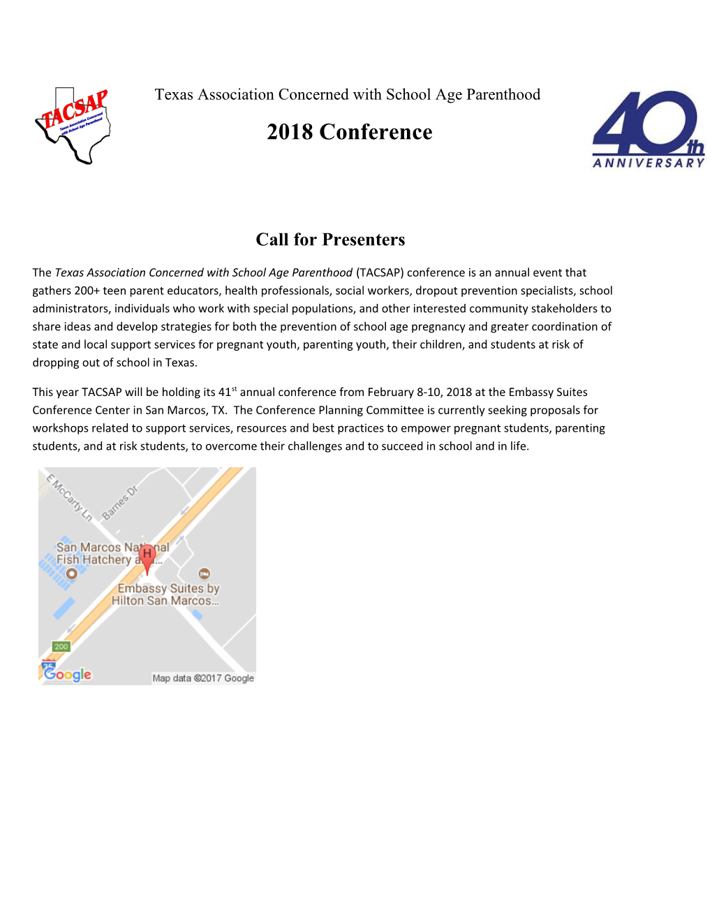 Call for Presenters s2