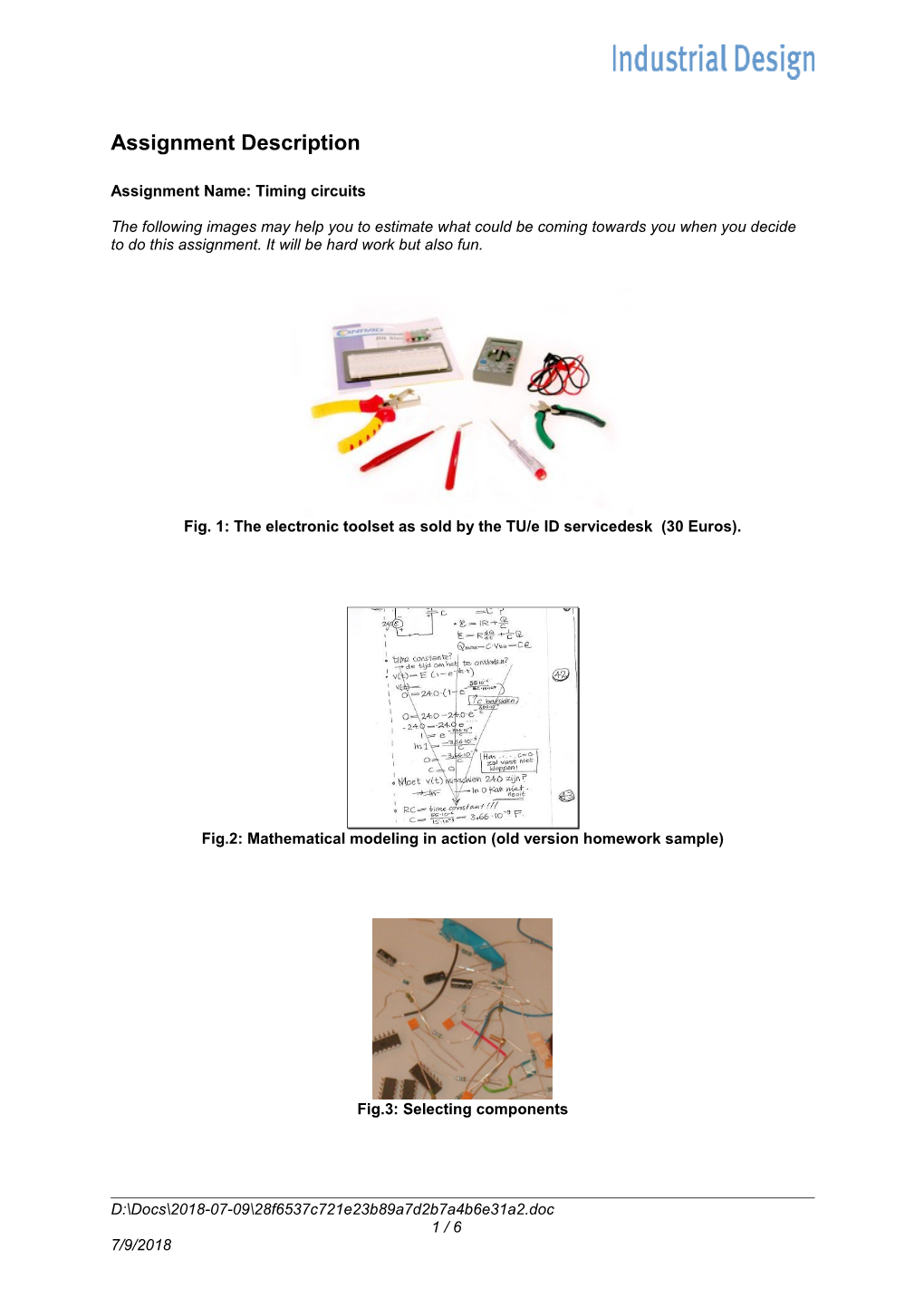 Assignment Name: Timing Circuits