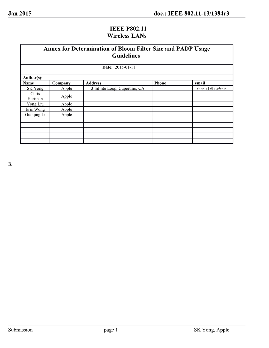 A.1: Determination of Bloom Filter Size, M