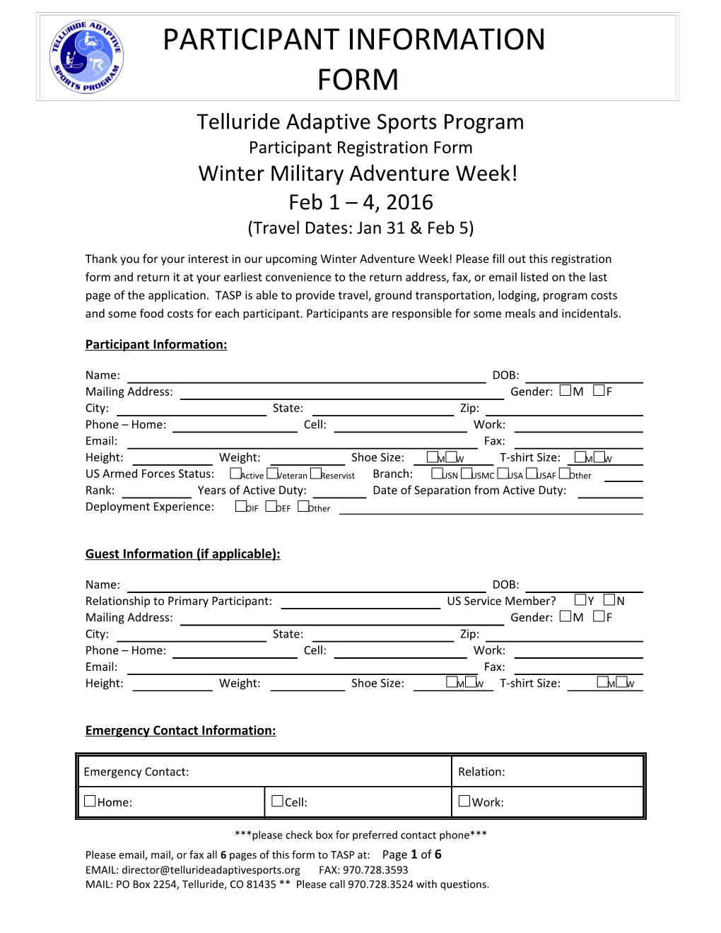 Telluride Adaptive Sports Program