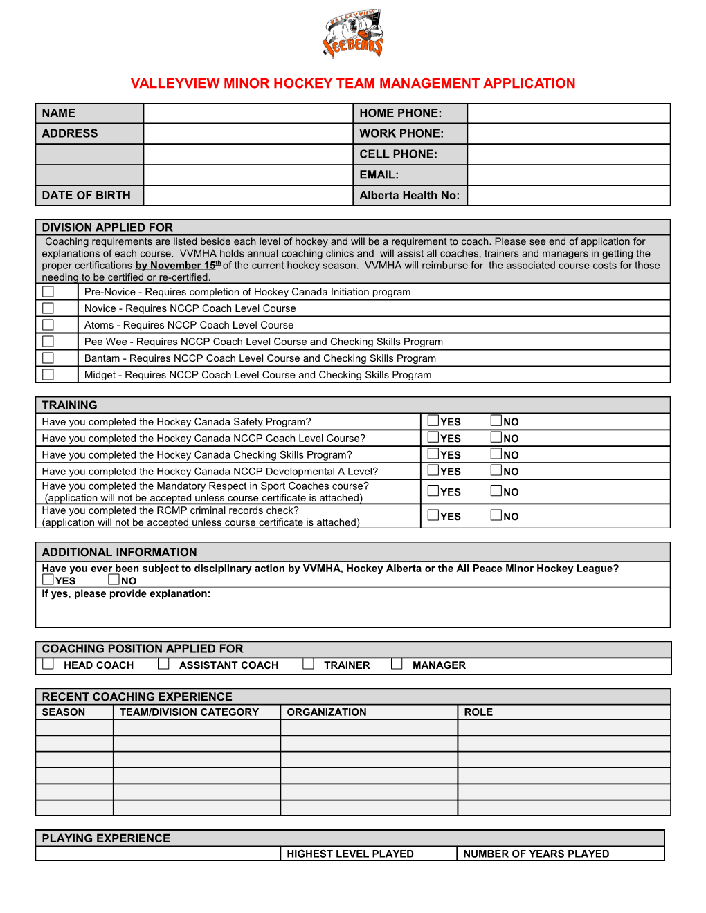 Critical Incident Investigation - Root Cause Analysis Form