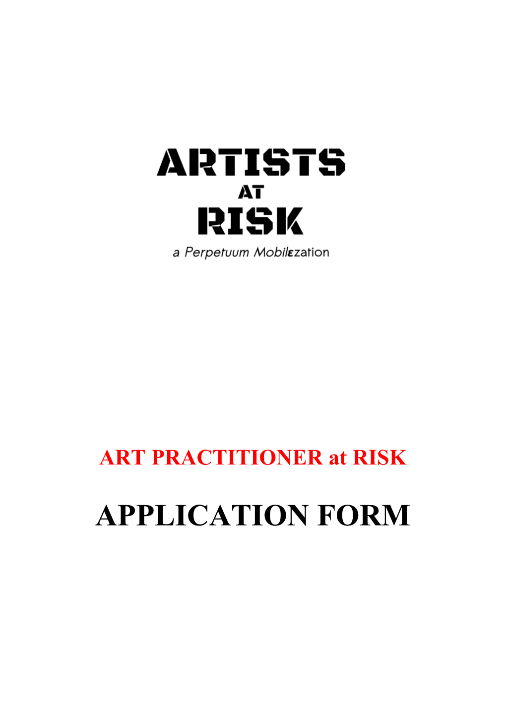 ART PRACTITIONER at RISK