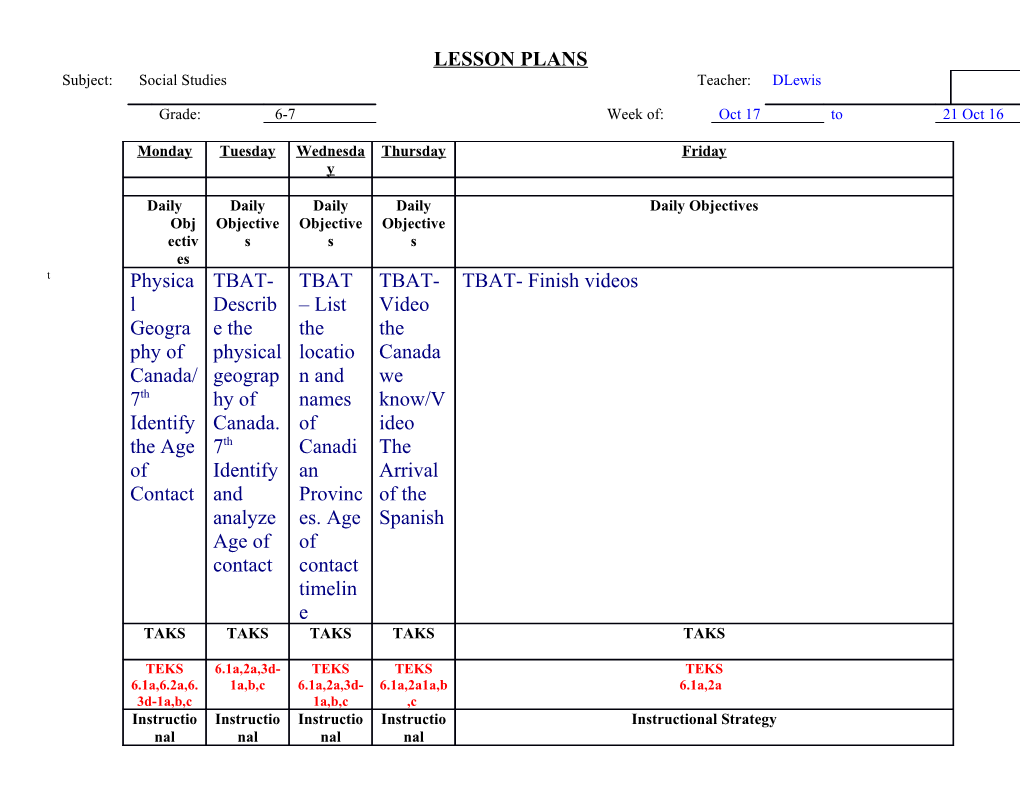 Social Studies s1