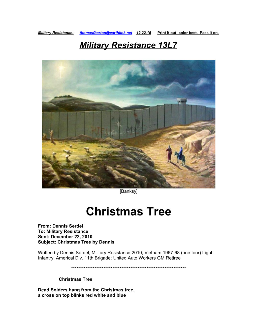 Military Resistance 13L7