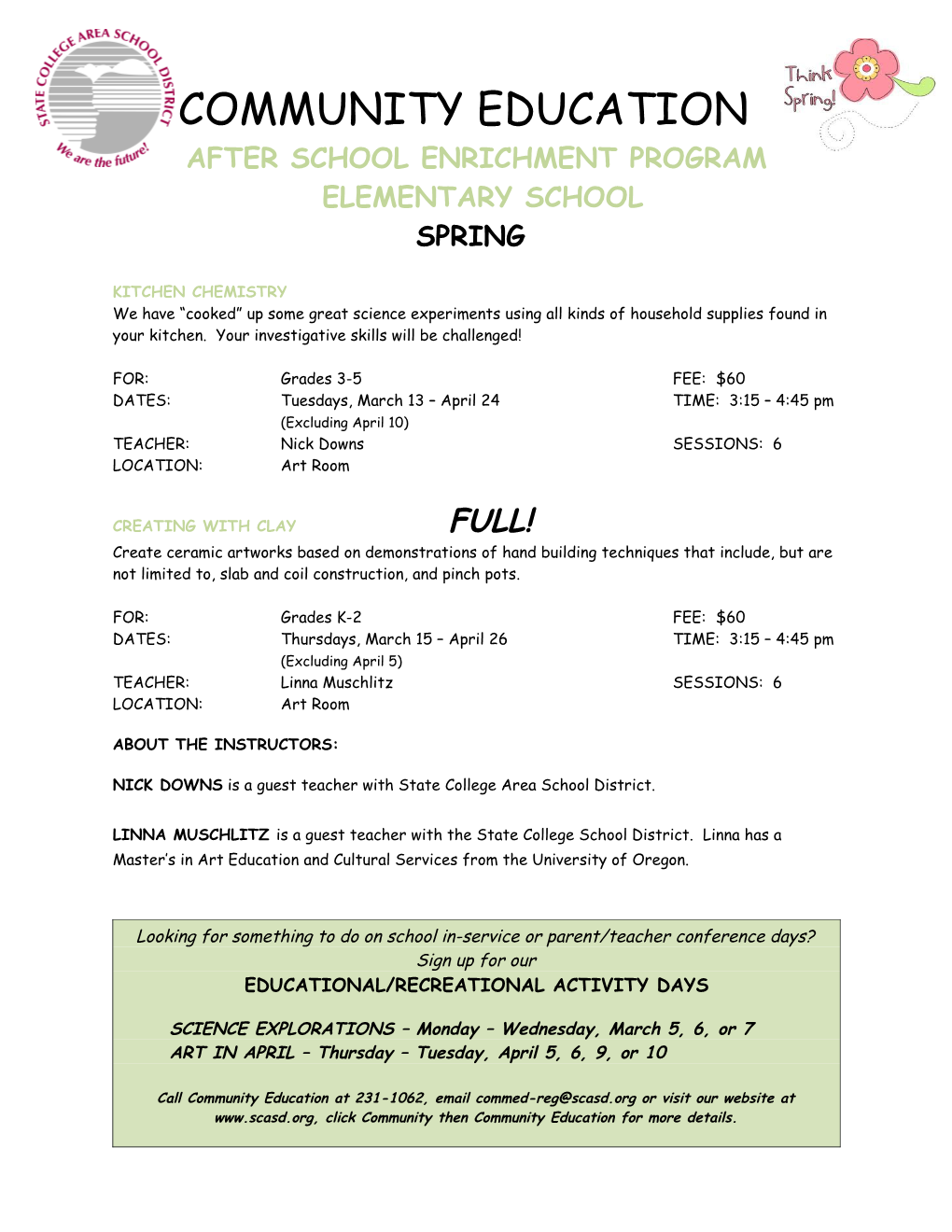 After School Enrichment Program