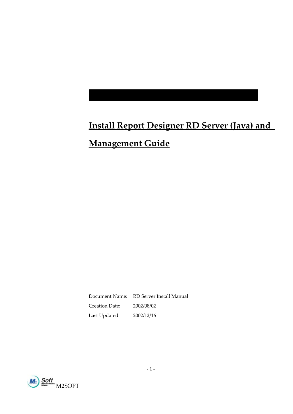 Install Report Designer RD Server (Java) And