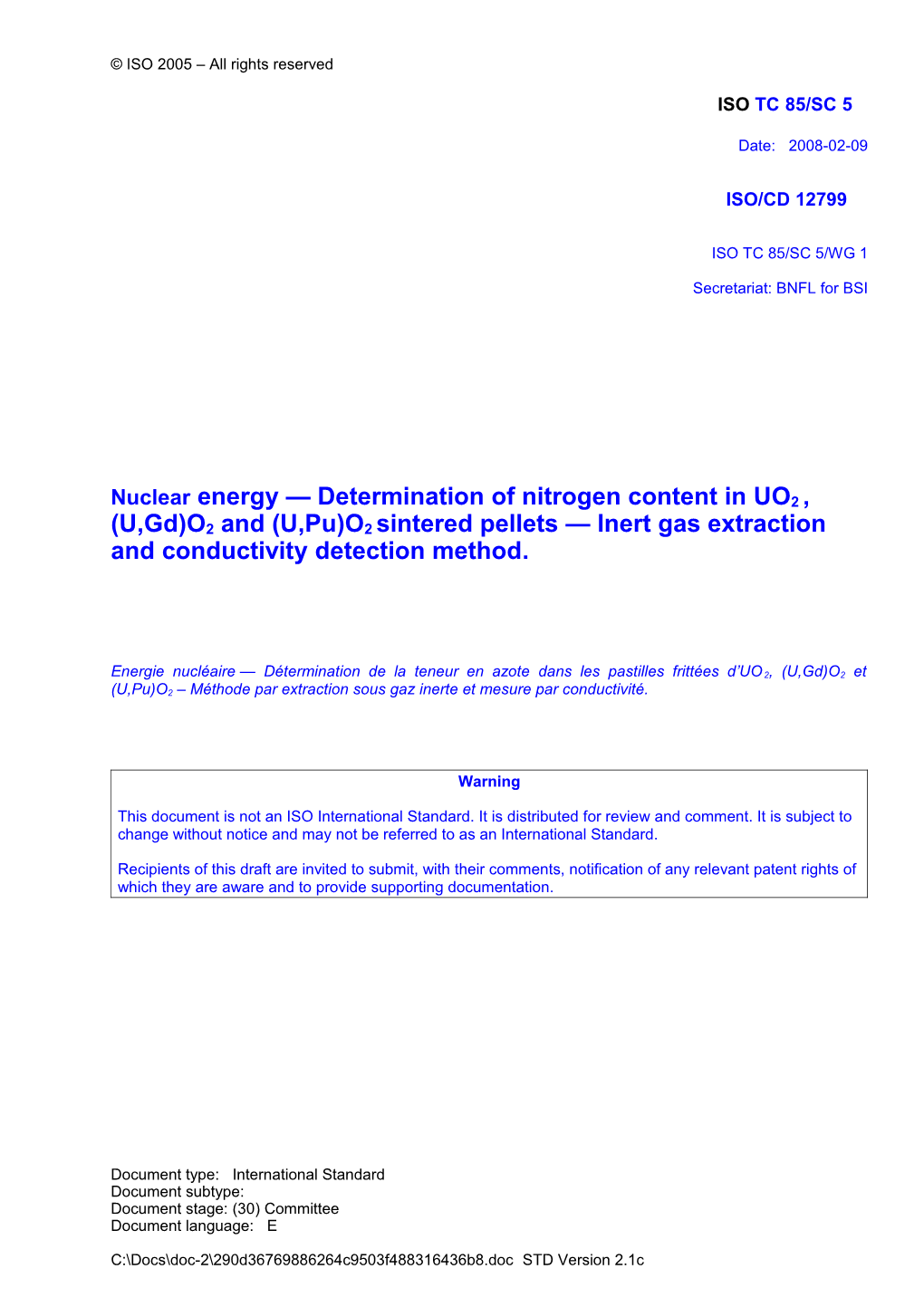 Nuclear Energy Determination of Nitrogen Content in UO2, (U,Gd)O2and (U,Pu)O2sintered