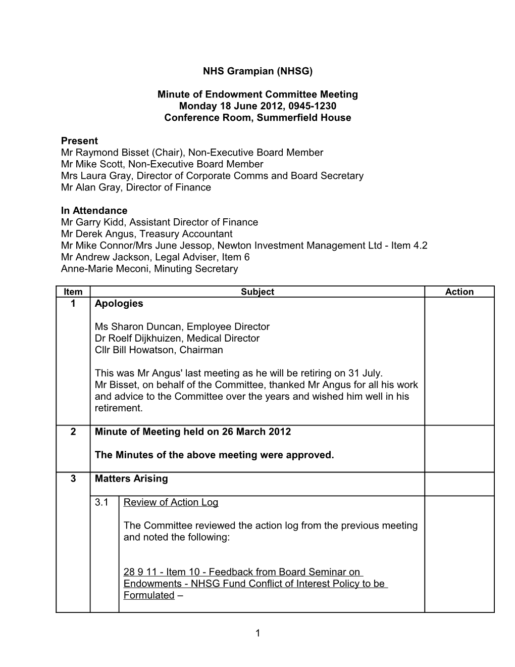 Item 11.6 for 2 Oct 2012 Endowment Cttee 180612