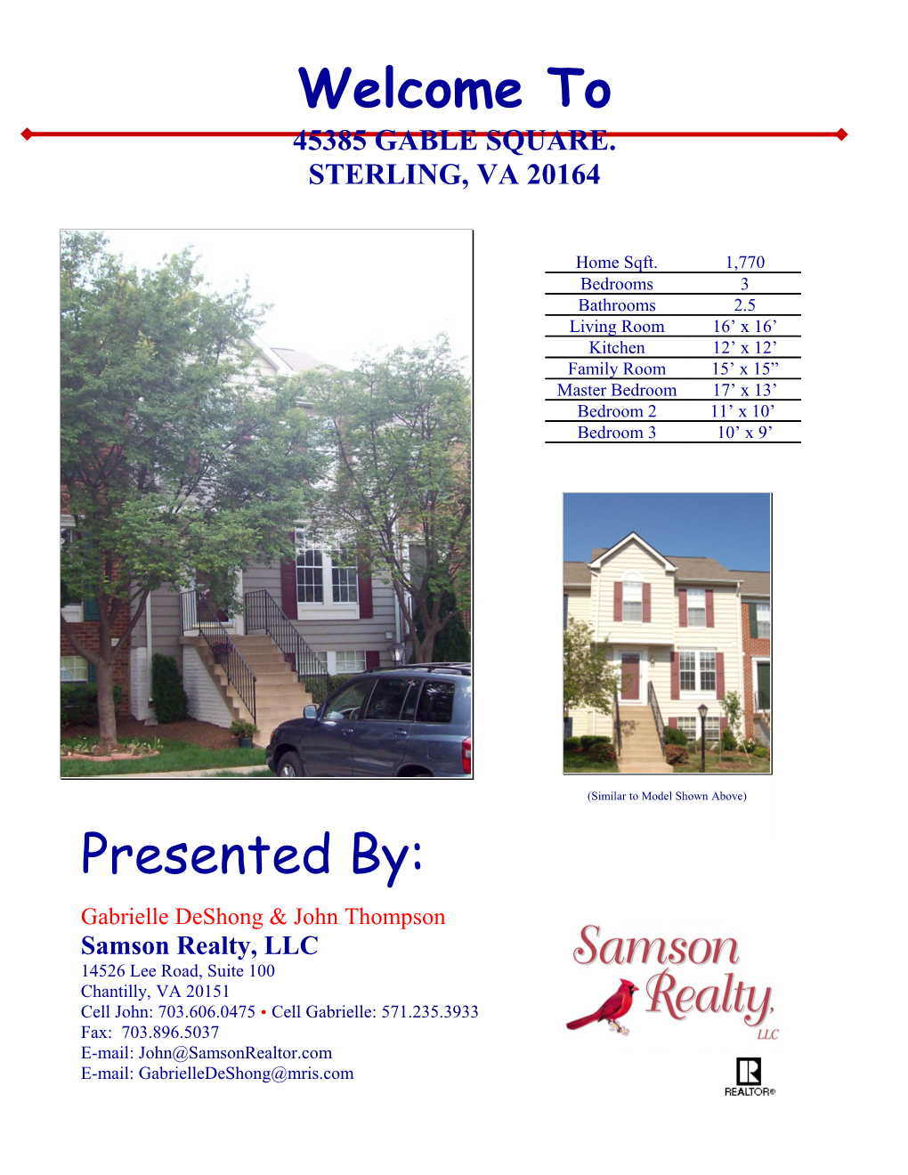 45385 Gable Square Sterling VA 20164