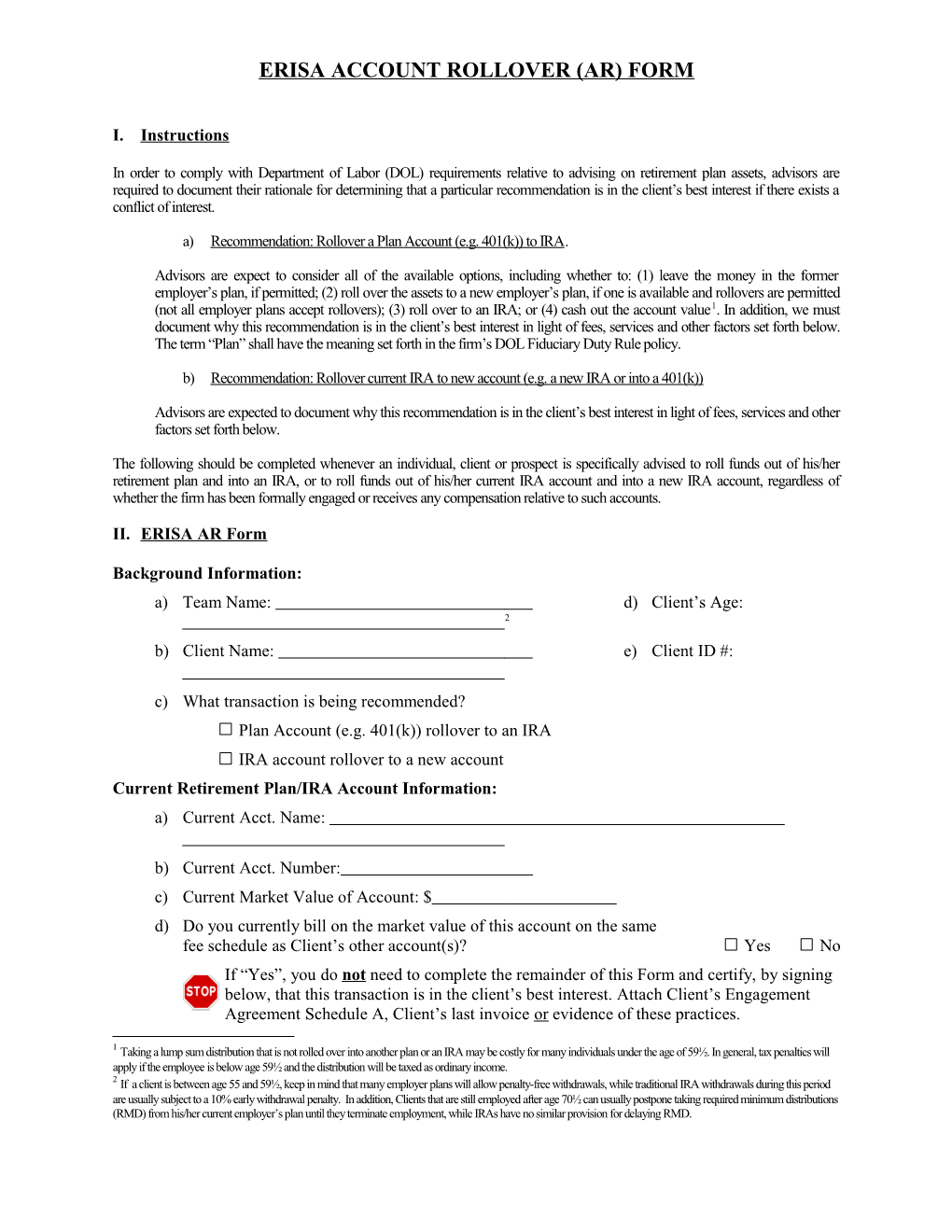 Completing Trade Error Notification Form