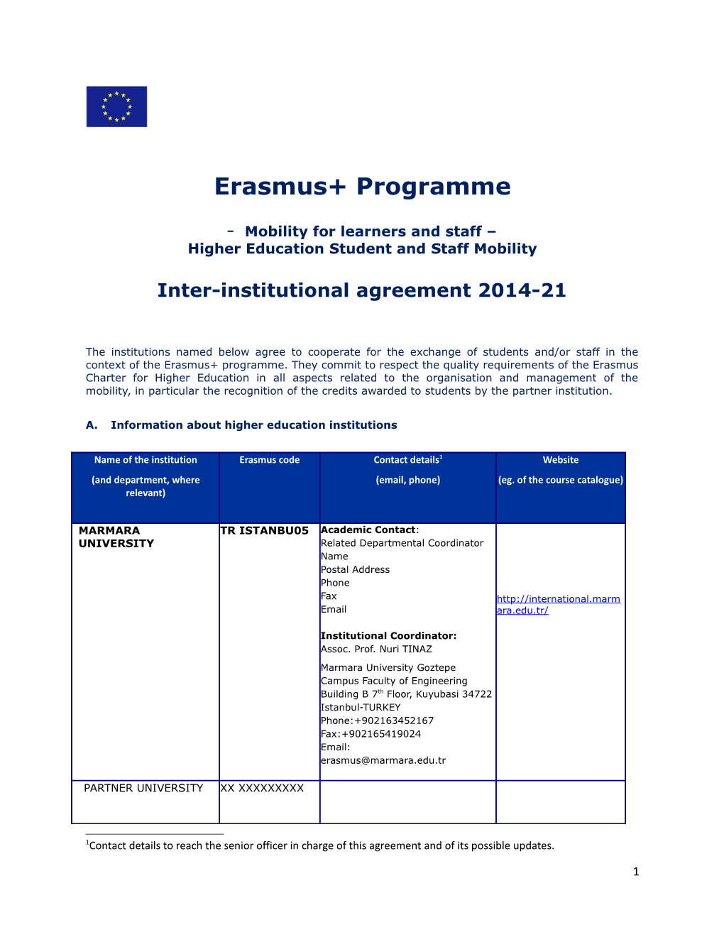 Erasmus+ Programme