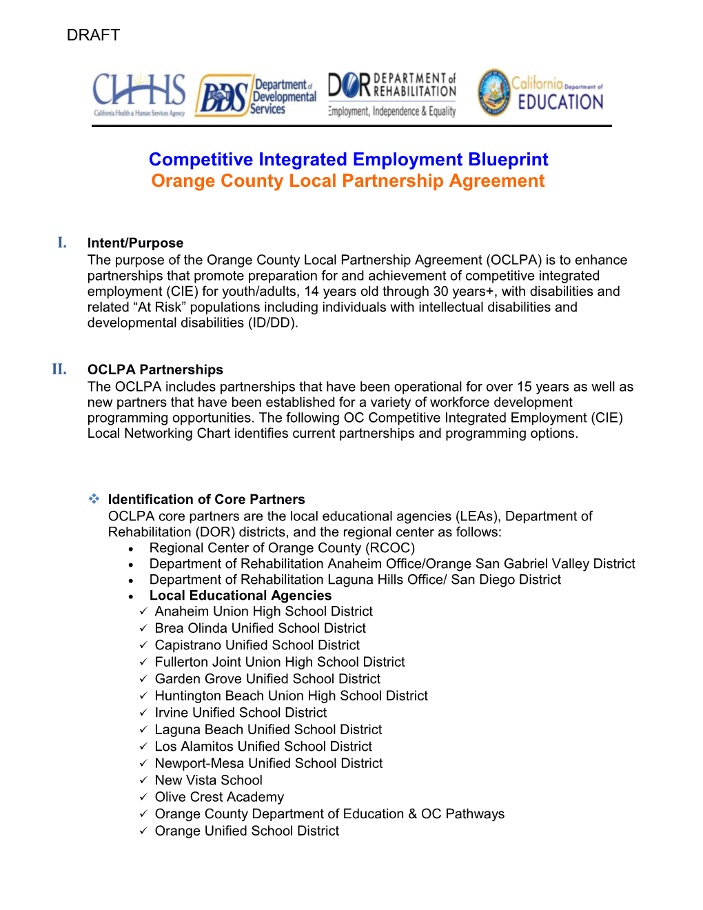 Competitive Integrated Employment Blueprint