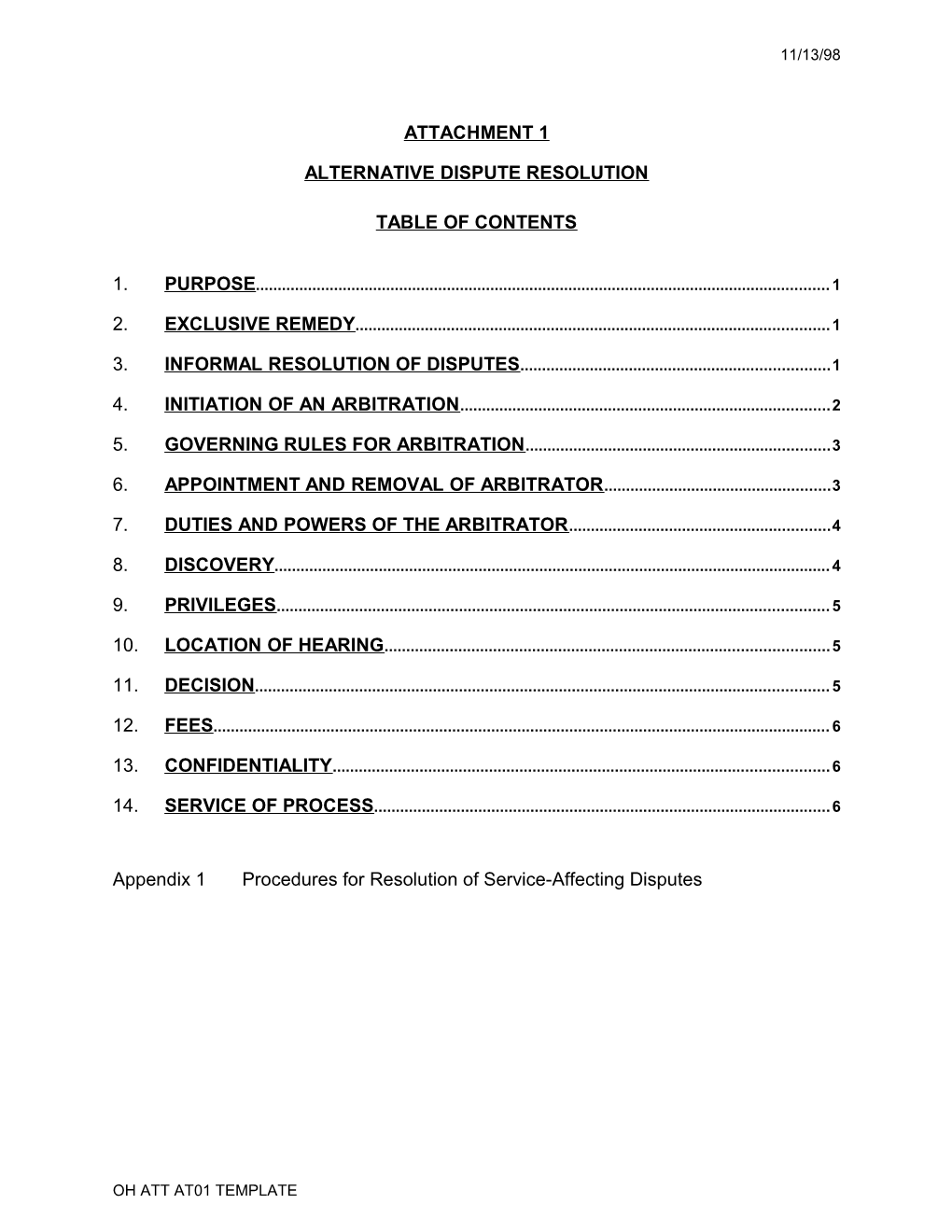 Alternative Dispute Resolution s1